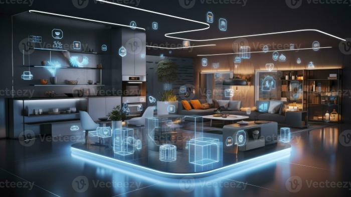 AI generated Connected Living, The IoT Revolution in Smart Homes. AI ... How Machine Learning Is Powering Smart Homes